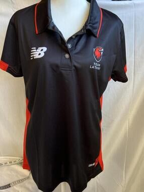 Team La Trobe black polo shirt
